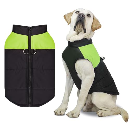 Shinmax Hundemantel mit Geschirr,Wasserdichter Hundemantel Winter Warme Hundejacke,Hundejacke mittelgroße Hunde,Hundemantel für Kleine Hunde,Hundemantel Grosse Hunde,mit D-Ring von Shinmax