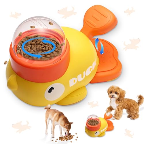 Shinybox 2-in-1 Entenform Hund Slow Feeder Spielzeug, Hundespielzeug Intelligenz, Interaktives IQ-Training Spielzeug für Hunde, Reduziert Blähungen & Anti-Schlucken für Kleine und Mittelgroße Hunde Shinybox 2-in-1 Entenform Hund Slow Feeder Spielzeug, Hundespielzeug Intelligenz, Interaktives IQ-Training Spielzeug für Hunde, Reduziert Blähungen & Anti-Schlucken für Kleine und Mittelgroße Hunde von Shinybox