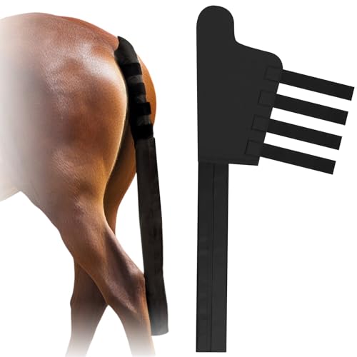 Shinylin Pferdeschwanzschutz, 420 D, Nylon und Baumwolle, gefüttert, volle Länge, gepolsterter Schwanzschutz für Pferde, Schützer Para Caballos, Schutz für Reisen, Show und Stall, 127 cm von Shinylin