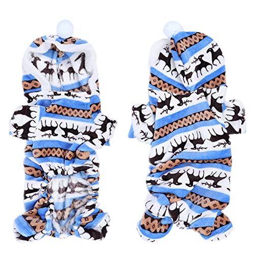 Pet Christmas Sweater, Puppy Overall Clothing Outfit, 5Sizes Hundekleidung, zum Tragen in der Weihnachtszeit(L) von Shipenophy