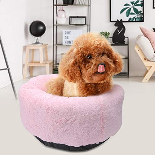 Shipenophy Hund Schlafbett verdicken weichen Plüsch für Katze Hund Indoor(Pink Plush) von Shipenophy