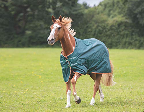 Shires Typhoon Lite 0G Pferdedecke / Pferdedecke, leicht, 122 cm, Grün von Shires - MJ Ainge and Co Ltd