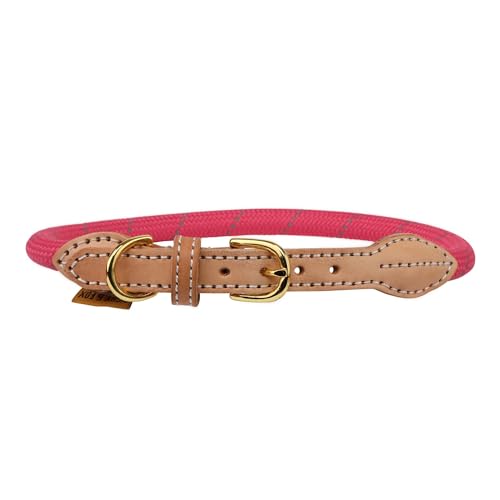 Digby & Fox Reflektierendes Hundehalsband, Größe XL, Rosa von Shires