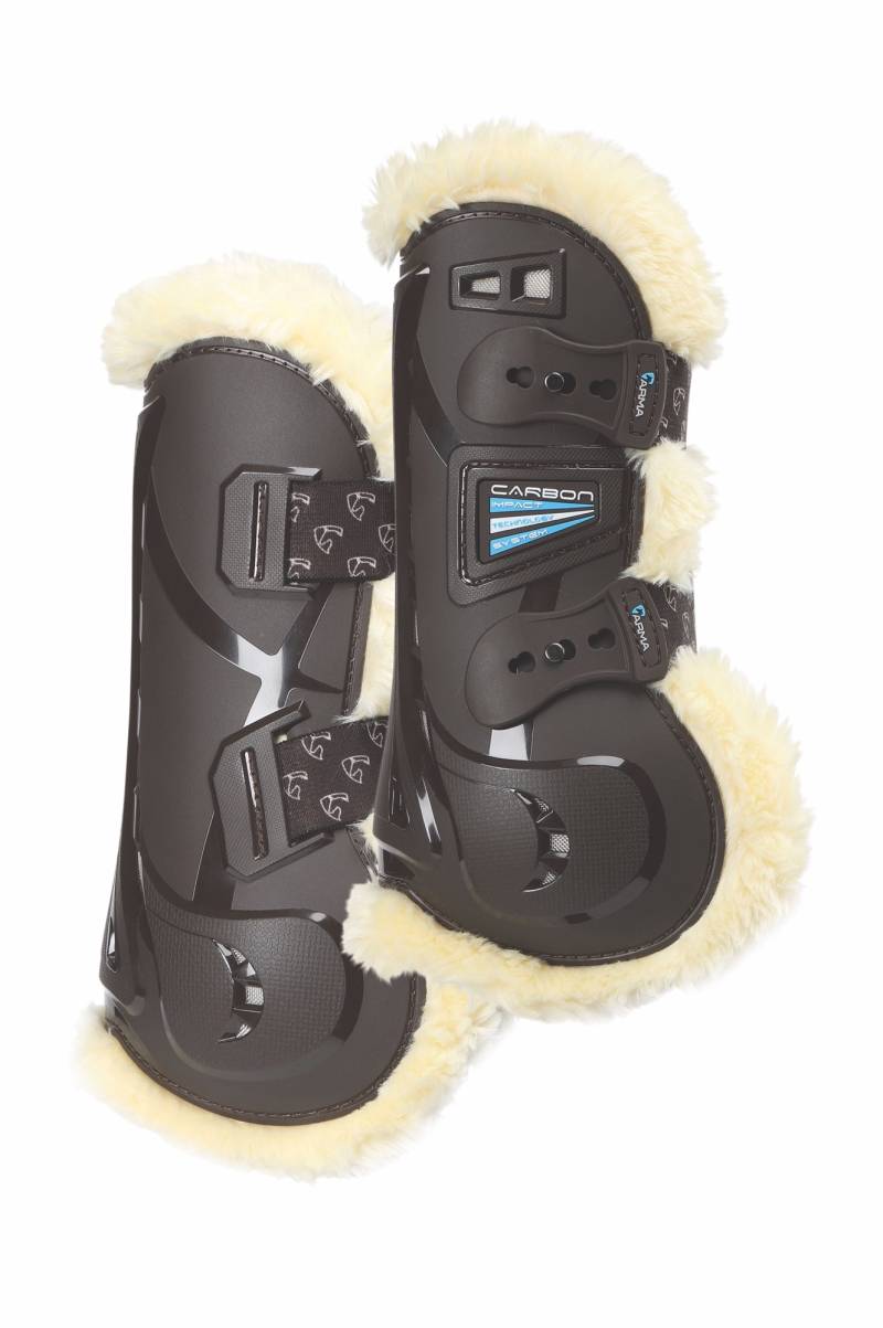 Shires Arma Carbon Gamaschen SupaFleece Braun, Gr. Full Shires Arma Carbon Gamaschen SupaFleece Braun, Gr. Full von Shires