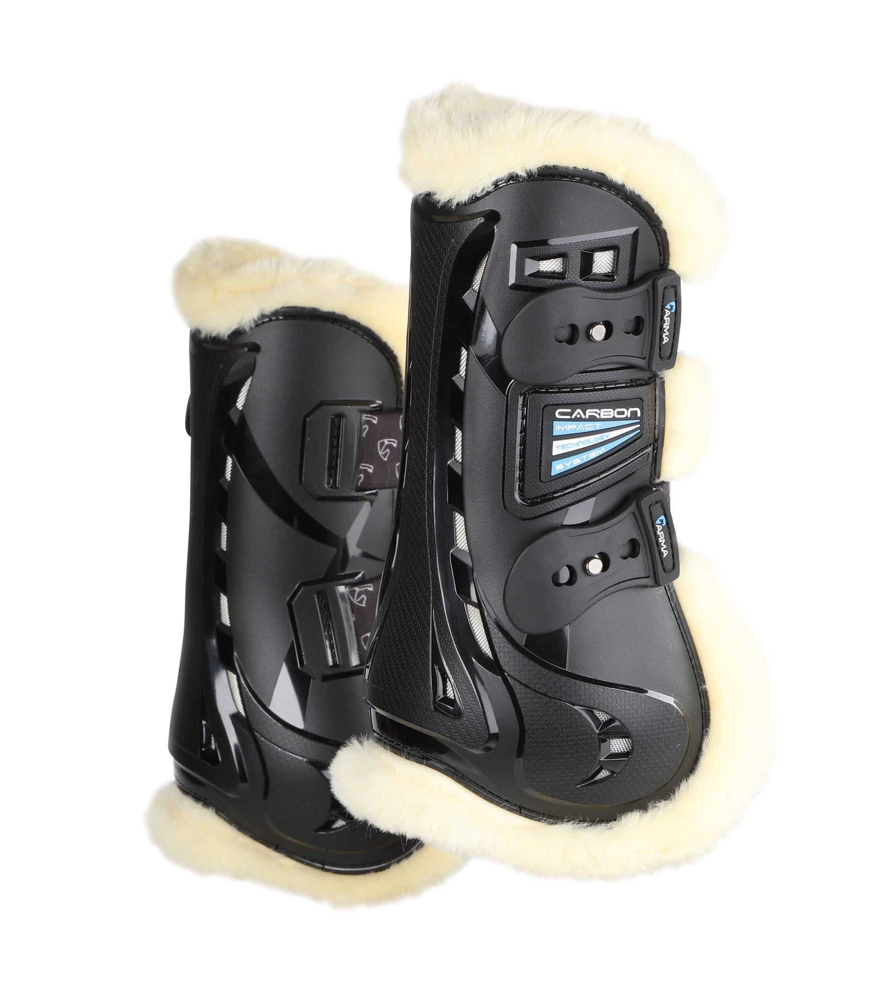Shires Arma Carbon Gamaschen SupaFleece Schwarz, Gr. Cob Shires Arma Carbon Gamaschen SupaFleece Schwarz, Gr. Cob von Shires