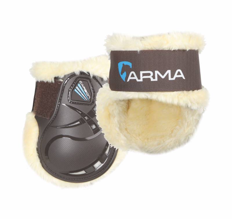 Shires Arma Carbon Streichkappen SupaFleece Braun, Gr. Cob Shires Arma Carbon Streichkappen SupaFleece Braun, Gr. Cob von Shires
