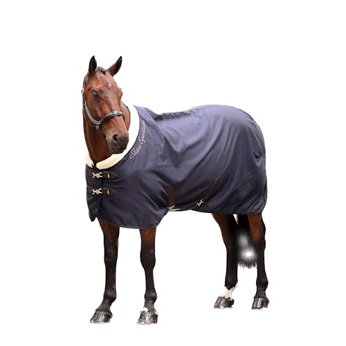 Shires Deluxe Stalllaken, Marineblau, 1,5 m von Shires