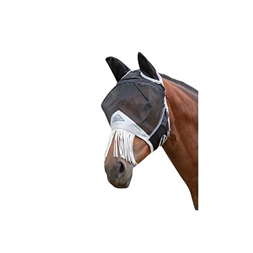 Shires Fliegenmaske Mit Nasenschutz - Schwarz - Gr. Mittel Shires Fliegenmaske Mit Nasenschutz - Schwarz - Gr. Mittel von Shires