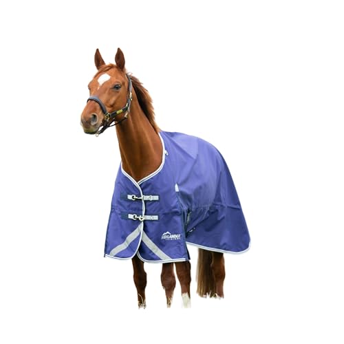 Shires Highlander Original Lite Pferdedecke und Hals-Set, Marineblau, 1,52 m / 175,3 cm, Marineblau Shires Highlander Original Lite Pferdedecke und Hals-Set, Marineblau, 1,52 m / 175,3 cm, Marineblau von Shires