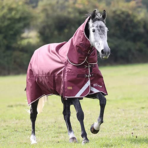 Shires Highlander Plus Pferdedecke, 100 g, Kastanienbraun, 221 cm, Kastanienbraun von Shires