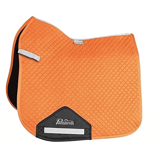 Shires Performance Suede Dressage Saddlecloth Saddle Pad Cob/Full Size Burnt Orange Shires Performance Suede Dressage Saddlecloth Saddle Pad Cob/Full Size Burnt Orange von Shires