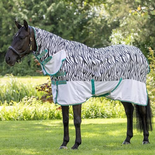 Shires Tempest Zebra Combo Fly Rug 4ft3 Zebra von Shires