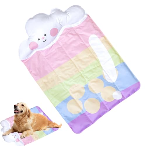 Shitafe Hundekühlmatte | Innenbereich Hunde Kühlmatte mit Gel,Hot Days Bite Resistant Bed Animals Comfortable Blanket for Sofa Floor RV Car Seat Travel Balcony Backyard Beach Shitafe Hundekühlmatte | Innenbereich Hunde Kühlmatte mit Gel,Hot Days Bite Resistant Bed Animals Comfortable Blanket for Sofa Floor RV Car Seat Travel Balcony Backyard Beach von Shitafe