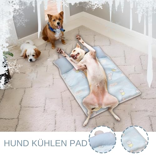 Shitafe Hundekühlmatte - Sanfte Tierunterlage | Für Heißes Wetter Schlafplatz Auto Nach Dem Training Innen Außen Shitafe Hundekühlmatte - Sanfte Tierunterlage | Für Heißes Wetter Schlafplatz Auto Nach Dem Training Innen Außen von Shitafe