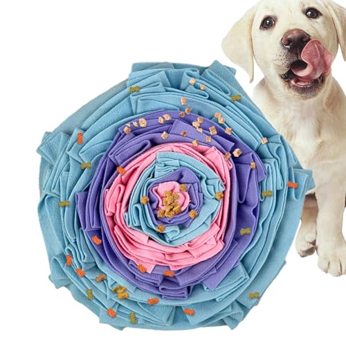 Shitafe Leckmatte für Hunde, Futtermatte für Hunde | Bunte Hundefuttermatte - Interaktives Enrichment Toys Puppy Pad Futtermatte, Slow Feeder Pet Feeding Mat für geistige Stimulation von Shitafe