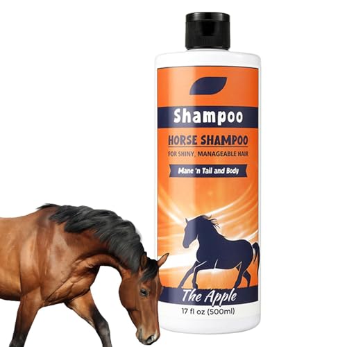 Shitafe Mane Shampoo, Mane und Tail Shampoo, 500 ml Tiefe nahrhafte Mähne und Schwanzdetangler Conditioner, Duschbadlösung, Pferdepflegezubehör, Glanz, Entwirrung, Schmutz und Staub abtauchen, den Shitafe Mane Shampoo, Mane und Tail Shampoo, 500 ml Tiefe nahrhafte Mähne und Schwanzdetangler Conditioner, Duschbadlösung, Pferdepflegezubehör, Glanz, Entwirrung, Schmutz und Staub abtauchen, den von Shitafe