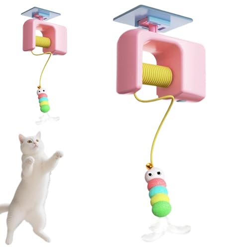 Shitafe Tür Katzenangel - Hängendes Auszieh-Spielzeug für Indoor-Katzen,Haustier Unterhaltung Training Zubehör Jagdspiel Für Zuhause Garten Wohnung Balkon Shitafe Tür Katzenangel - Hängendes Auszieh-Spielzeug für Indoor-Katzen,Haustier Unterhaltung Training Zubehör Jagdspiel Für Zuhause Garten Wohnung Balkon von Shitafe