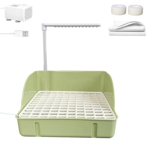 Shitafe Vogel Dusche | Automatische Vogel Badewanne Mit Pumpe Und Wasserzirkulation | Geräumiges Badebecken Für Papageien, Sittiche, Nymphensittiche, Finken Und Aras, Vogelkäfig Zubehör von Shitafe