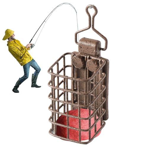 Shitafe Wels-Köderhalter, Angelköderkäfig | Quadratischer Karpfenköderhalter Angelfutterkorb,Futterspender zum Karpfenangeln. Robuster Köderkäfig zum Karpfenangeln für Süßwasser und Salzwasser Shitafe Wels-Köderhalter, Angelköderkäfig | Quadratischer Karpfenköderhalter Angelfutterkorb,Futterspender zum Karpfenangeln. Robuster Köderkäfig zum Karpfenangeln für Süßwasser und Salzwasser von Shitafe