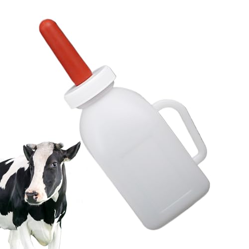 Shitafe Ziegenflaschen-Sauger | Kleintier-Flaschensauger Für Die Tierfütterung,Verstärkte Weitmund-Saugflasche für Ziegenkälber, Schafe und Kühe mit ergonomischem Design von Shitafe