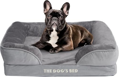 Shixian The Dog's Bed, Orthopädisches Eierkisten-Schaumstoff, wasserdichtes Hundebett mit Standardunterstützung, mittelgroßer, silbergrauer Plüsch, wasserdicht, stützendes Hundebett mit austauschbaren Shixian The Dog's Bed, Orthopädisches Eierkisten-Schaumstoff, wasserdichtes Hundebett mit Standardunterstützung, mittelgroßer, silbergrauer Plüsch, wasserdicht, stützendes Hundebett mit austauschbaren von Shixian