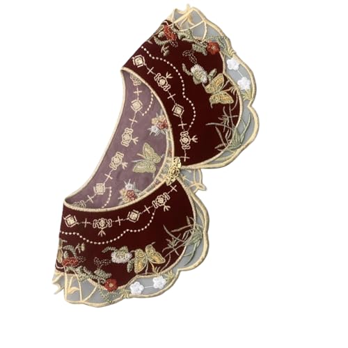 Besticktes Halsband mit Spitze, antikes besticktes Halsband für alte Kunst, süßes Mädchen, Spitze, dekorativer Schal, besticktes Halsband für Hunde Besticktes Halsband mit Spitze, antikes besticktes Halsband für alte Kunst, süßes Mädchen, Spitze, dekorativer Schal, besticktes Halsband für Hunde von Shntig