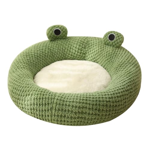Cartoon-Frosch-Form, Haustier-Katzenbett, warmes Katzenkissen, Katzenhaus für kleine Hunde und Katzen Cartoon-Frosch-Form, Haustier-Katzenbett, warmes Katzenkissen, Katzenhaus für kleine Hunde und Katzen von Shntig
