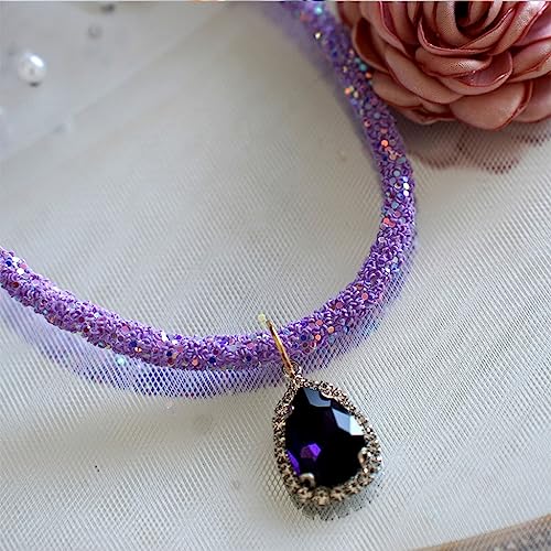 Halsband für Hunde und Katzen, glitzerndes Kristall-Halsband, verstellbar, Kristall-Halskette, funkelnde Wassertropfen-Strasssteine Halsband für Hunde und Katzen, glitzerndes Kristall-Halsband, verstellbar, Kristall-Halskette, funkelnde Wassertropfen-Strasssteine von Shntig