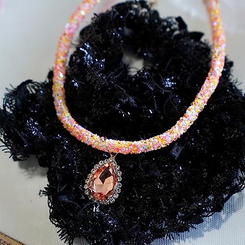 Halsband für Hunde und Katzen, glitzerndes Kristall-Halsband, verstellbar, Kristall-Halskette, funkelnde Wassertropfen-Strasssteine Halsband für Hunde und Katzen, glitzerndes Kristall-Halsband, verstellbar, Kristall-Halskette, funkelnde Wassertropfen-Strasssteine von Shntig