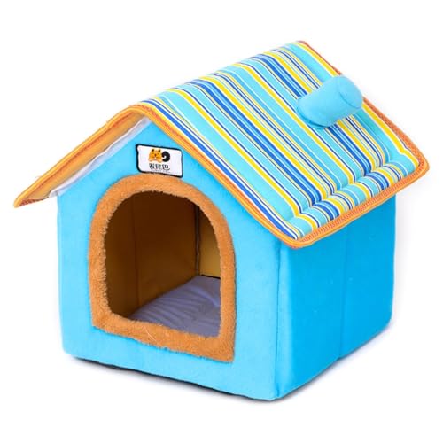 Katzenbett für Innenkatzen, kleine Hunde, warmes Bett, waschbar, Welpenzelt, Bett, Kätzchen, Höhle, Hütte, abnehmbares Kissen, 2 Farben Katzenbett für Innenkatzen, kleine Hunde, warmes Bett, waschbar, Welpenzelt, Bett, Kätzchen, Höhle, Hütte, abnehmbares Kissen, 2 Farben von Shntig