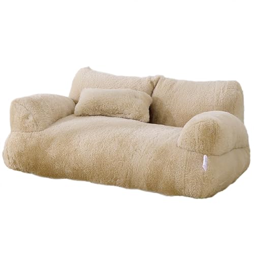 Kreatives Haustier-Couchbett, abnehmbarer Bezug, Nest für Hunde und Katzen, weiches Plüsch, bequemes Sofa, mehrere Farben Kreatives Haustier-Couchbett, abnehmbarer Bezug, Nest für Hunde und Katzen, weiches Plüsch, bequemes Sofa, mehrere Farben von Shntig