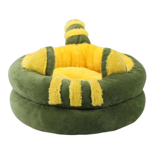Shntig Verbessertes beruhigendes Katzenbett, Katzenbetten für den Innenbereich, Katze, kleines Hundebett, niedliches rundes Katzenbett, Haustierbett, waschbares Bett Shntig Verbessertes beruhigendes Katzenbett, Katzenbetten für den Innenbereich, Katze, kleines Hundebett, niedliches rundes Katzenbett, Haustierbett, waschbares Bett von Shntig