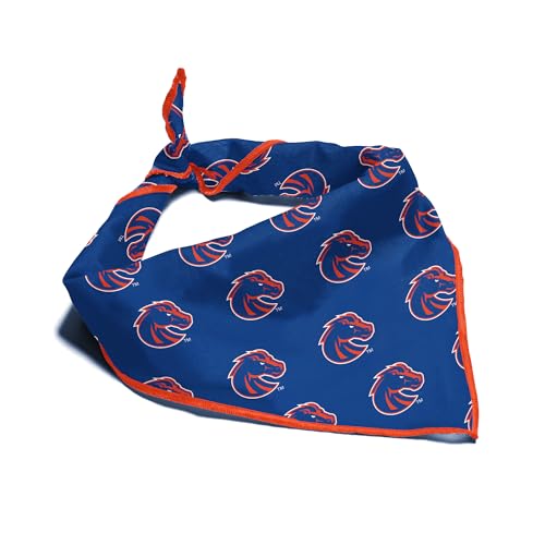 Boise State Broncos Bandana für Hunde und Katzen, offizielles Lizenzprodukt, passend für Haustiere, tolle Geschenkidee, einfach zu binden, Größe L, 71,1 cm von ShopInstaPets