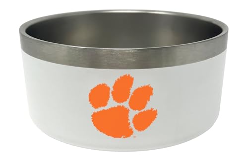Clemson Tigers Futternapf aus Edelstahl, offizielles Lizenzprodukt, NCAA, 907 ml Clemson Tigers Futternapf aus Edelstahl, offizielles Lizenzprodukt, NCAA, 907 ml von ShopInstaPets