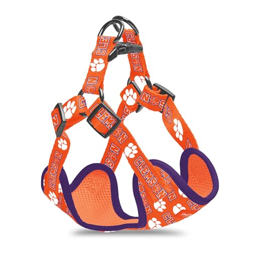 Clemson Tigers Step-in-Hundegeschirr, NCAA, offizielles Lizenzprodukt, verstellbar, bequem, robust und langlebig, tolle Geschenkidee, Größe L Clemson Tigers Step-in-Hundegeschirr, NCAA, offizielles Lizenzprodukt, verstellbar, bequem, robust und langlebig, tolle Geschenkidee, Größe L von ShopInstaPets