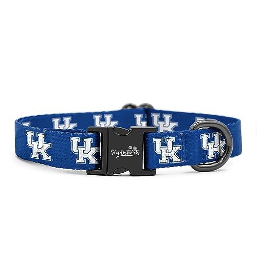 Kentucky Wildcats Halsbänder und Leinen, offizielles Lizenzprodukt, passend für alle Haustiere. (kleines Halsband) von ShopInstaPets