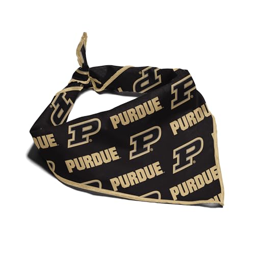 NCAA Bandana für Hunde und Katzen, offizielles Lizenzprodukt, für Haustiere, tolle Geschenkidee, einfach zu binden (klein, Purdue Boilermaker) von ShopInstaPets