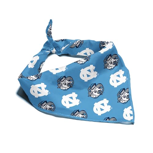 NCAA Bandana für Hunde und Katzen, offizielles Lizenzprodukt, passend für Haustiere, tolle Geschenkidee, leicht zu binden (klein, UNC Teerabsatz) von ShopInstaPets