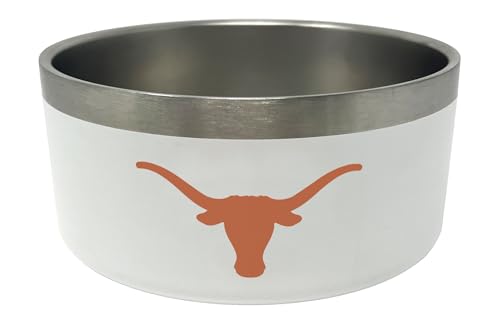 Texas Longhorns Futternapf aus Edelstahl, 907 ml, offizielles Lizenzprodukt der NCAA Texas Longhorns Futternapf aus Edelstahl, 907 ml, offizielles Lizenzprodukt der NCAA von ShopInstaPets
