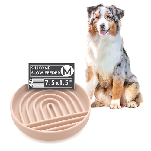 Should We Go? - Der Slowdown Napf - Silikon Slow Feeder für Hunde & Welpen, langsames Fressen, modernes Leckmatten-Design, reduziert Schlucken, Geschirrspülergeeignet, für alle Rassen von Should We Go?
