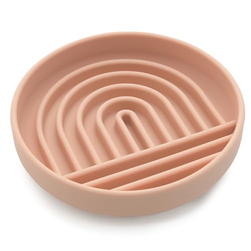 Should We Go? - Der Slowdown Bowl - Silikon Slow Feeder für Hunde & Welpen, fördert langsames Fressen, modernes Leckmatten-Design, reduziert Schlucken, spülmaschinengeeignet, ideal für alle Rassen - von Should We Go?