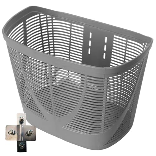 Fahrradkorb vorne, abnehmbarer Vorderradkorb, Roller-Fahrradkörbe, Aufbewahrungskörbe für den Vorderlenker, leicht, große Kapazität, für Haustiere, Einkaufen, Camping von Shouxiut