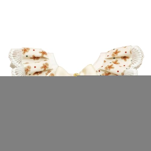 Shouxiut Weihnachtslätzchen für Haustiere, weiche, verstellbare Hundehalstücher, niedlicher Haustier-Schal, wendbar, atmungsaktiv, Haustierzubehör für Kätzchen und Hunde von Shouxiut