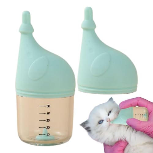Shouxiut Welpen Stillflaschen | Tragbare Kätzchen Stillwasserflasche | Anti-Ersticken Haustier Fütterung Nippel Welpen Milch Futterspender Kleine Hunde Futterspender für Kleintiere von Shouxiut