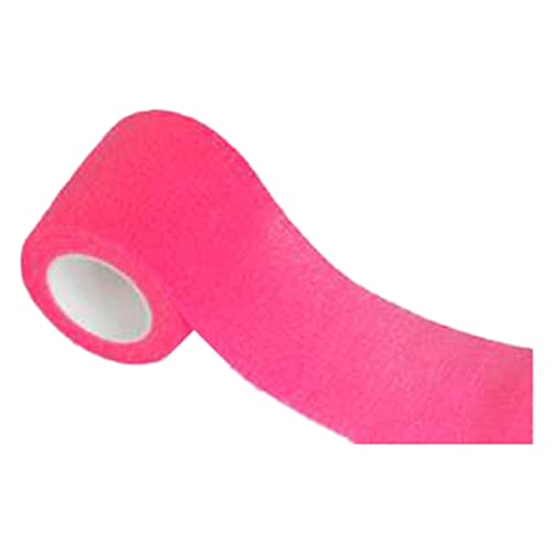 Show Tech Selbsthaftende Bandage, Ihr Hund, Fellpflege-Experte, elastisch, selbstklebend, 4,5 m x 7,5 cm, Neonrosa von Show Tech