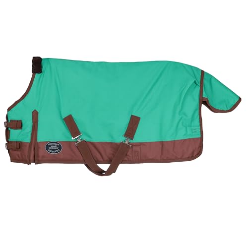 Fohlen/Mini Größe 106,7 cm – 117 cm Wasserdicht und Atmungsaktiv showmantm 1200 Denier Weidedecke, Teal/Brown Fohlen/Mini Größe 106,7 cm – 117 cm Wasserdicht und Atmungsaktiv showmantm 1200 Denier Weidedecke, Teal/Brown von Showman