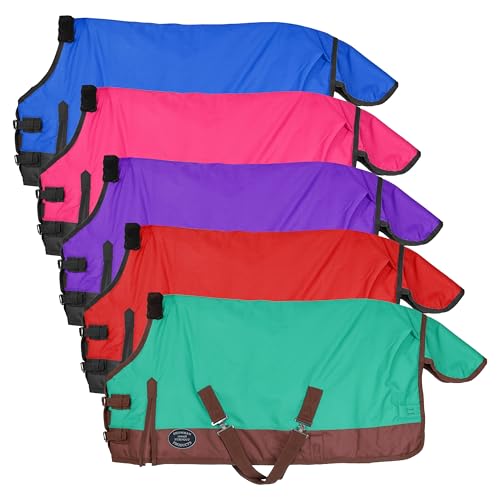 Fohlen/Mini Größe 106,7 cm – 117 cm wasserdicht und atmungsaktiv showmantm 1200 Denier Weidedecke, Royal Blue/Black Fohlen/Mini Größe 106,7 cm – 117 cm wasserdicht und atmungsaktiv showmantm 1200 Denier Weidedecke, Royal Blue/Black von Showman