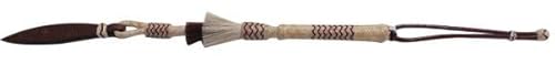 Showman 73,7 cm geflochtenes Rohleder-Quirt mit Rosshaar und Lederknopf Showman 73,7 cm geflochtenes Rohleder-Quirt mit Rosshaar und Lederknopf von Showman