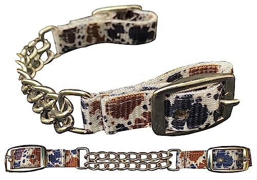 Showman Doppelketten-Panzerband aus Nylon mit Kuhmuster Showman Doppelketten-Panzerband aus Nylon mit Kuhmuster von Showman