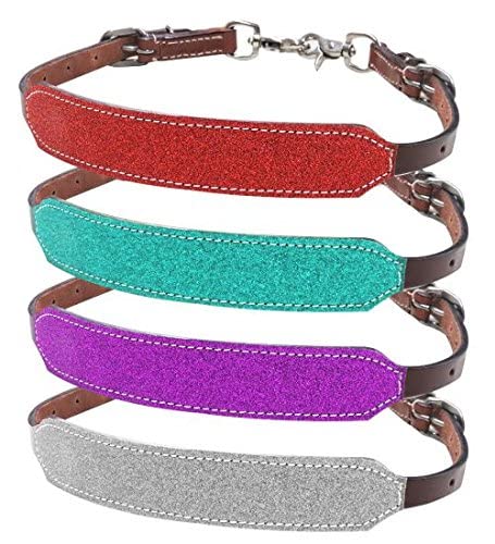 Showman Glitzer Overlay Leder widerristpolster Gurt. New Pferd Tack., violett Showman Glitzer Overlay Leder widerristpolster Gurt. New Pferd Tack., violett von Showman